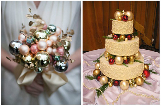 圣诞树、圣诞帽、圣诞球、圣诞袜，以及红绿白的经典配色，这些都是我们熟悉的圣诞装饰元素。那么当婚期遇上纯真、欢乐的圣诞节又会碰撞出什么样的火花呢？下面小编将带你领略一番婚礼中的圣诞元素。