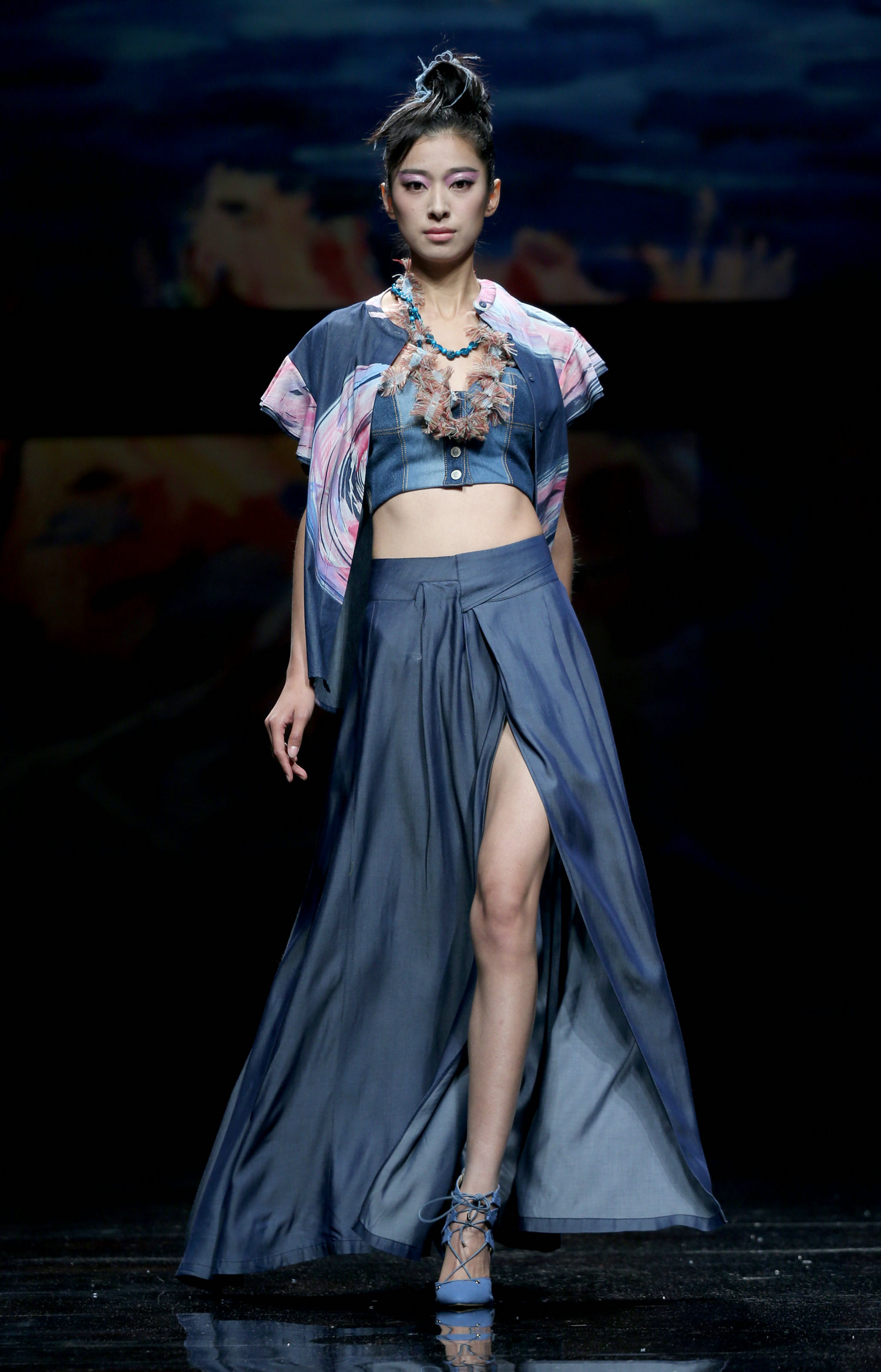 2016春夏系列中国国际时装周 d&rsquo;nim&middot;陈闻牛仔装发布