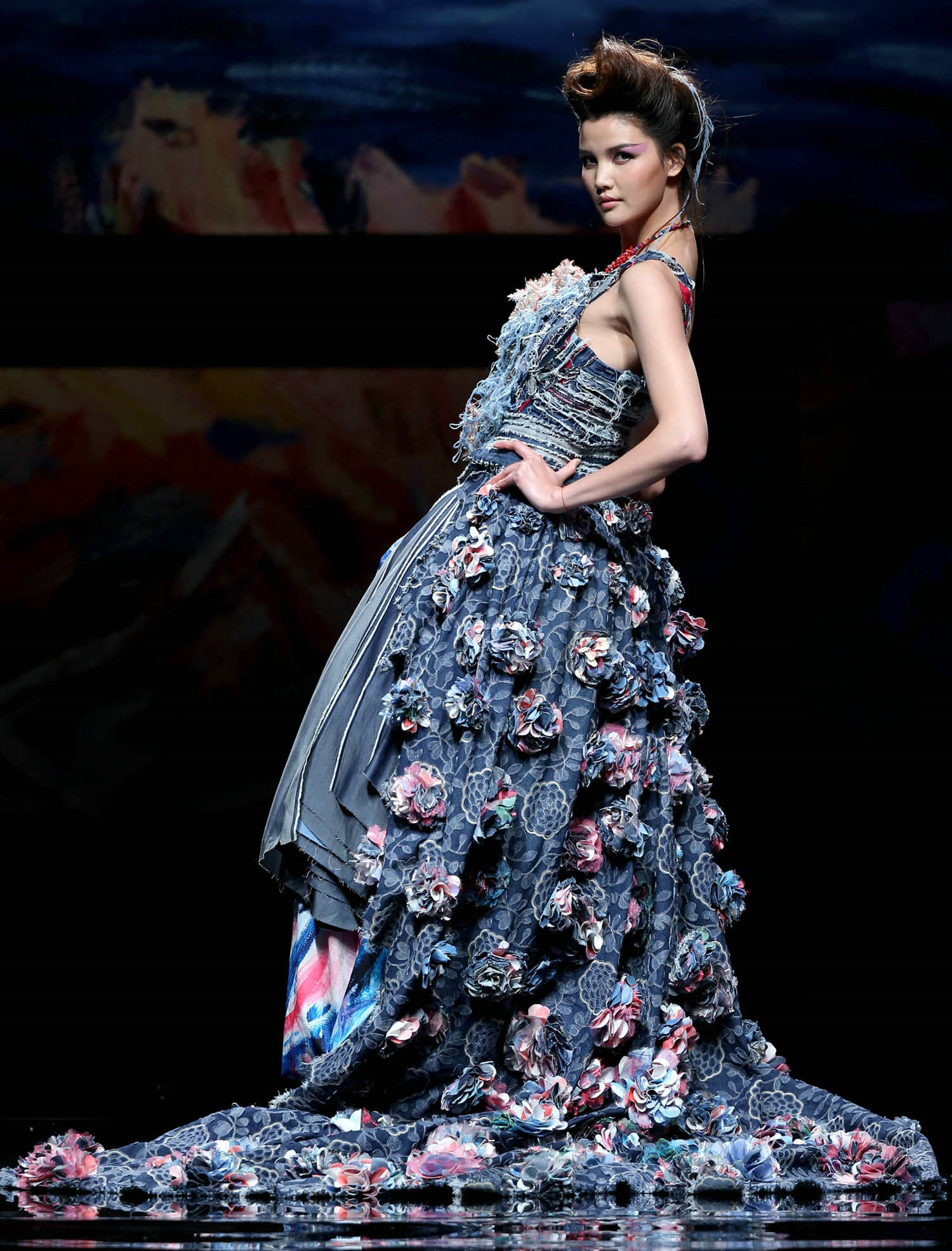 2016春夏系列中国国际时装周 d&rsquo;nim&middot;陈闻牛仔装发布