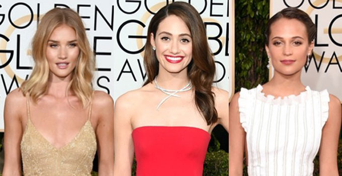 金球奖红毯斗艳!女神们拼颜值更拼衣品!