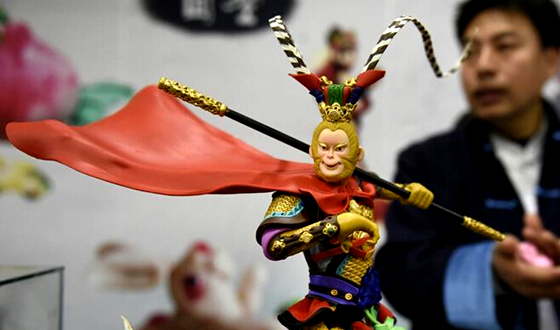 非遗展演迎猴年