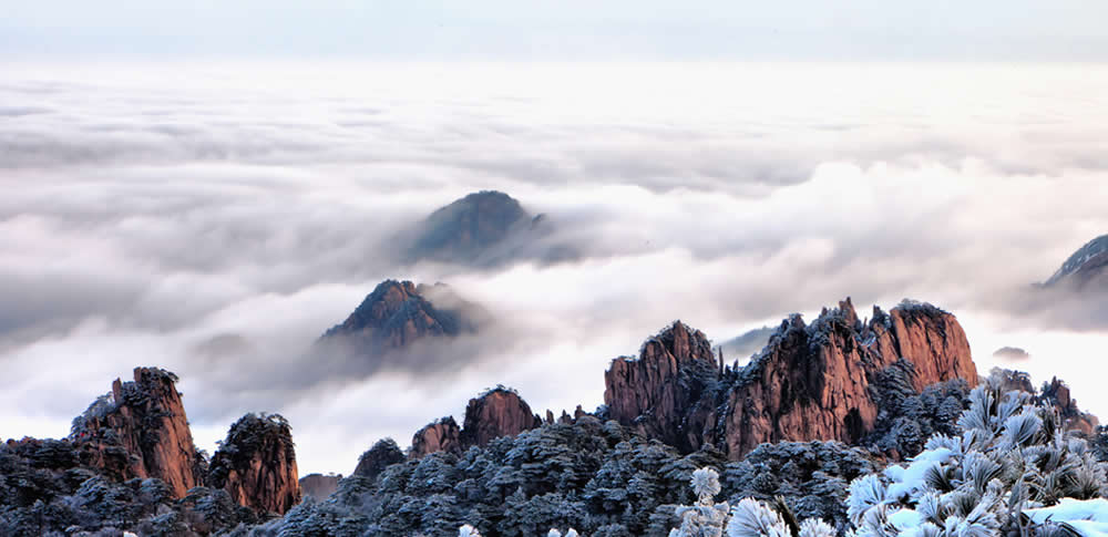 冬韵黄山 让人欲罢不能