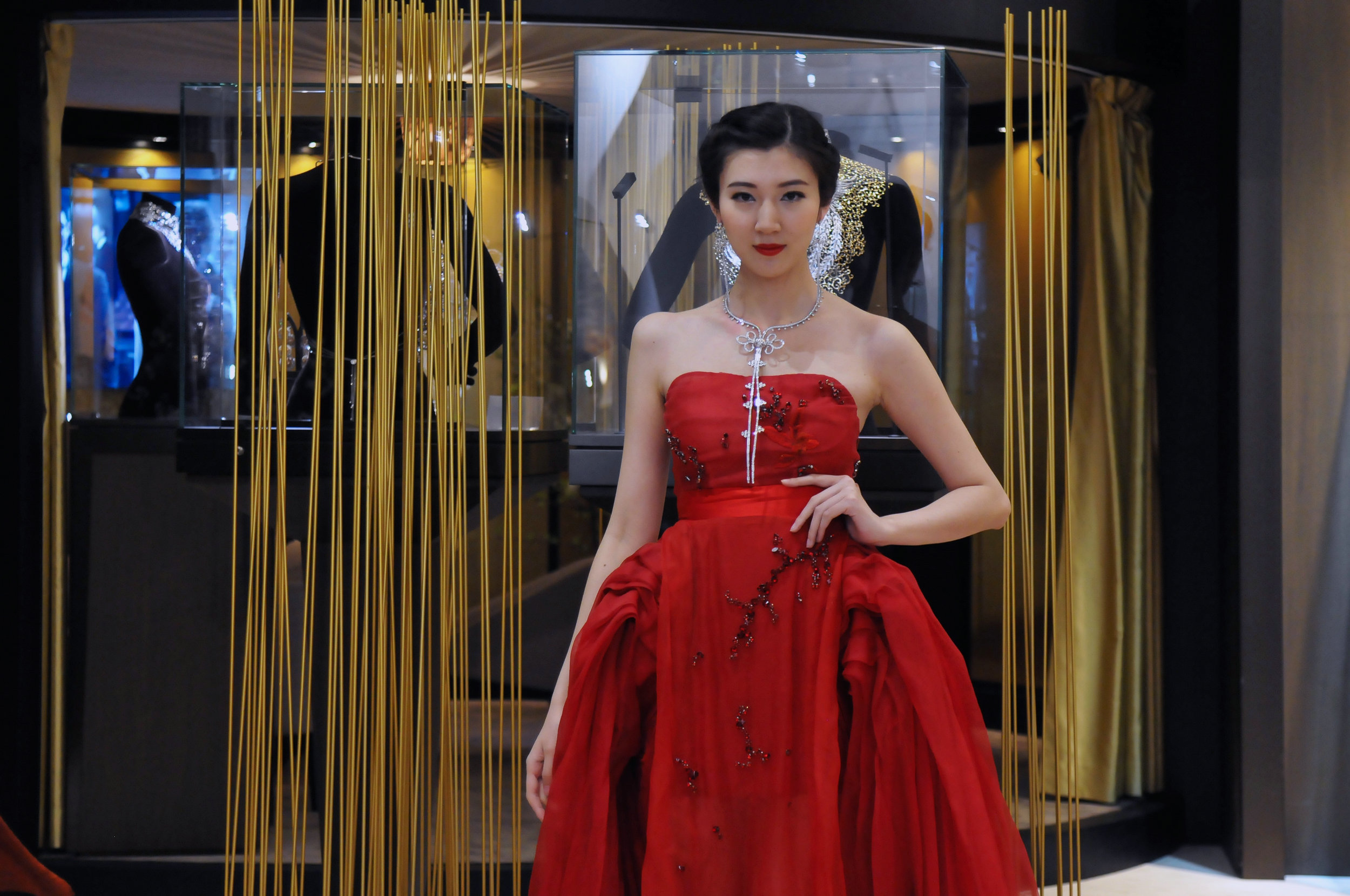 模特儿演绎福韵之《盘扣》