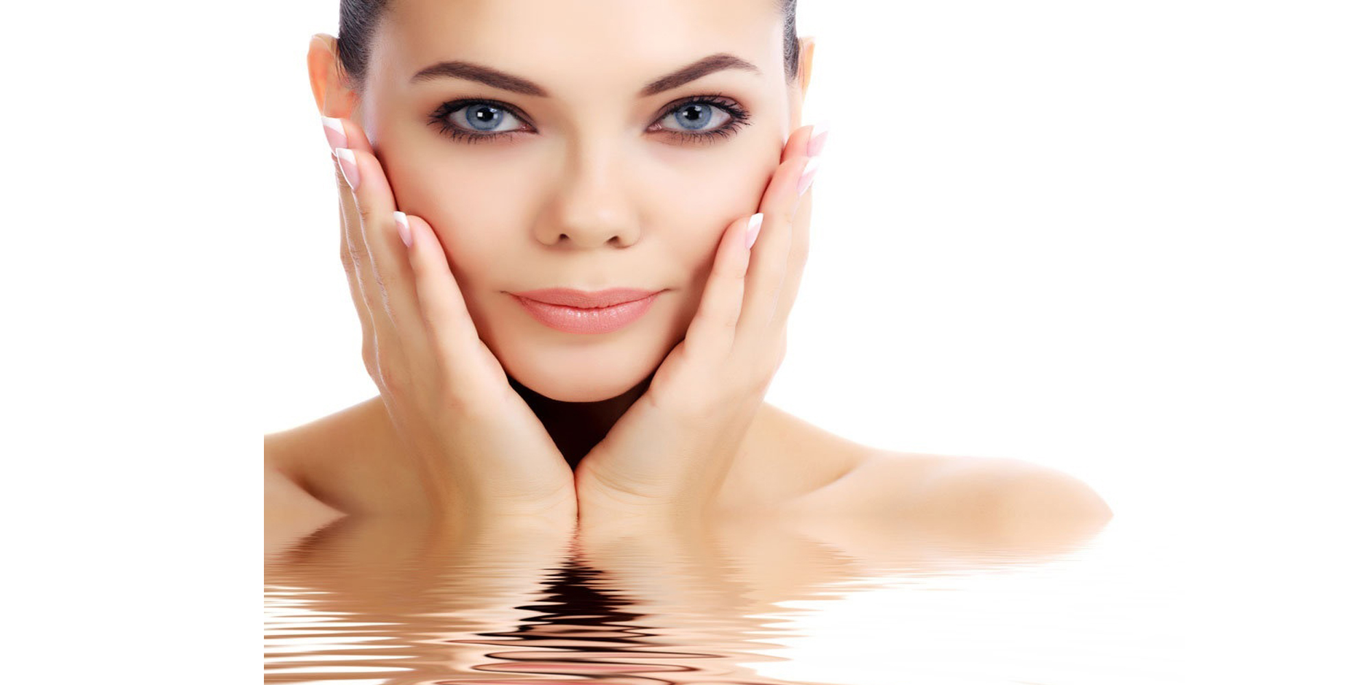 第一步：温水洗脸