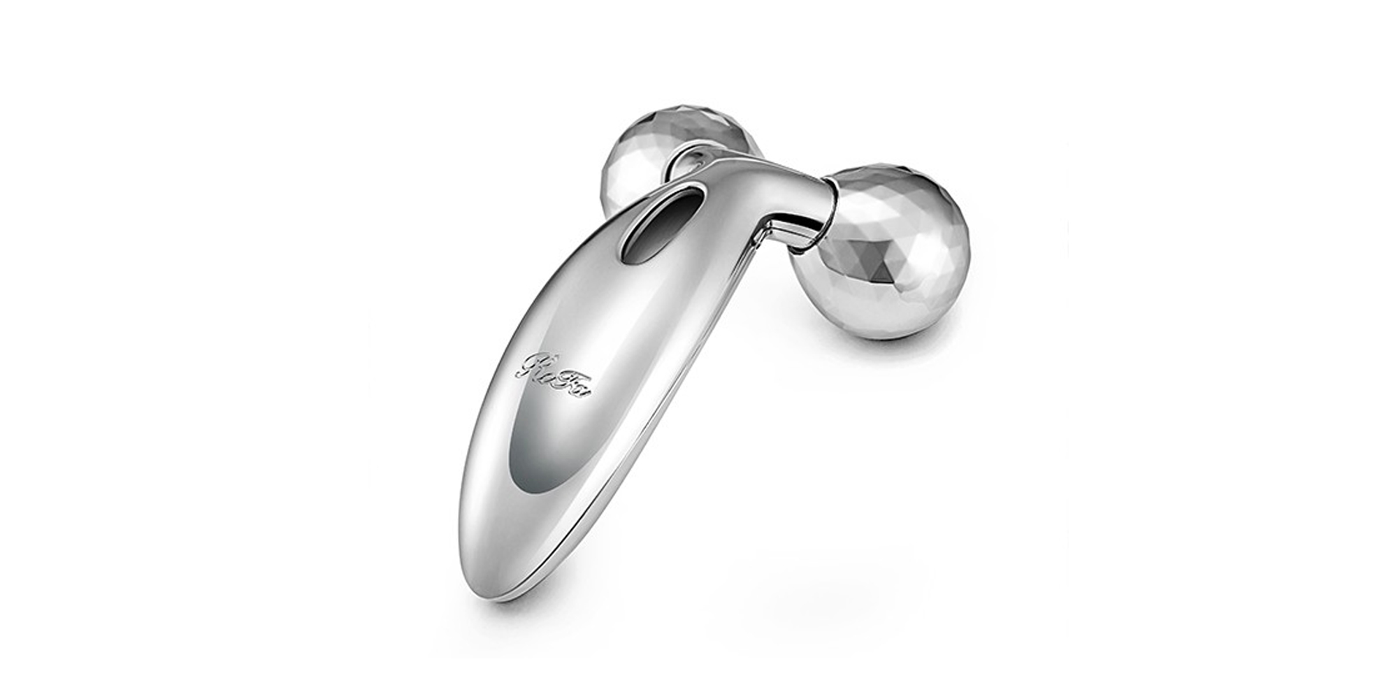 黎珐铂金点子滚轮美容仪双圆珠