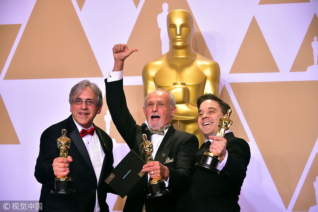 最佳混音奖：格雷格&middot;兰达克&nbsp;、马克&middot;温加滕&nbsp;、加里&middot;利佐《敦刻尔克》