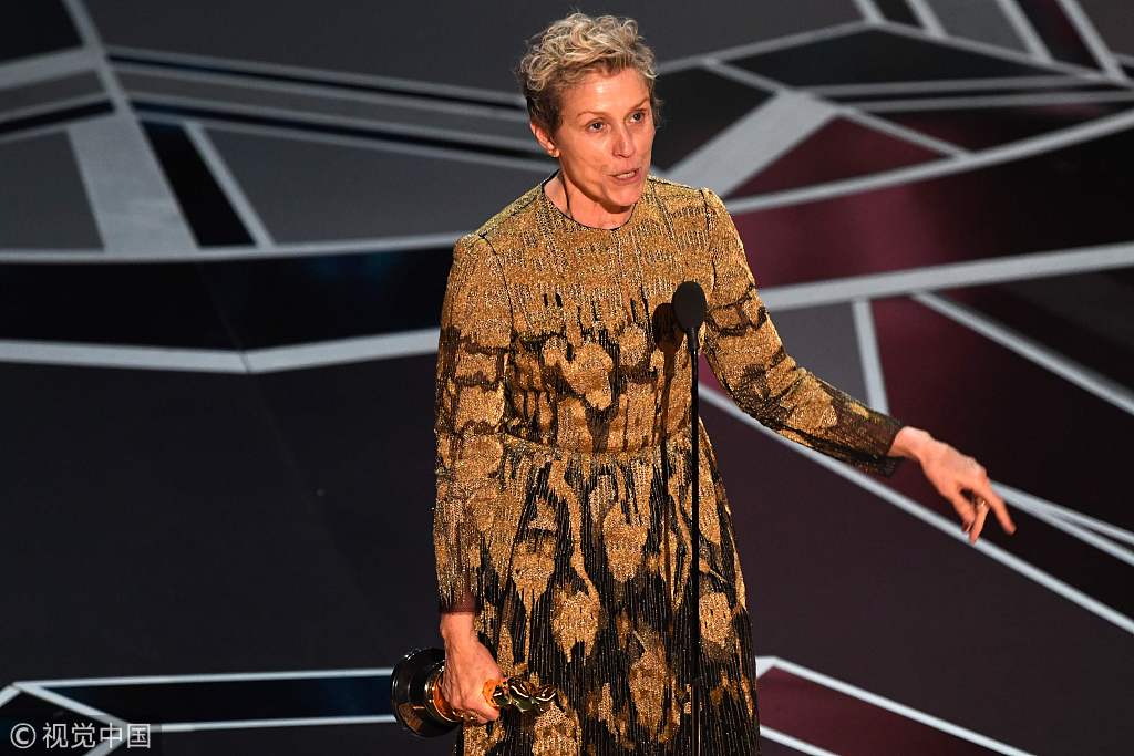 最佳女主角：弗兰西斯&middot;麦克多蒙德/《三块广告牌》