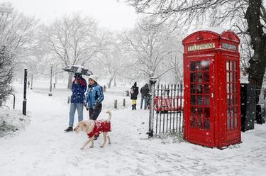 倫敦降雪