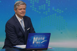 贺楚门在访谈现场