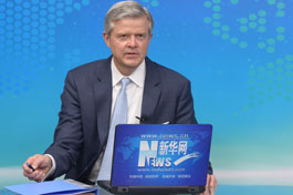 贺楚门在访谈现场