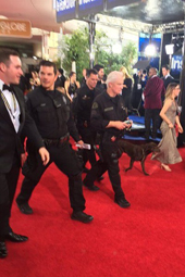 第73届金球奖红毯安保配置防爆警犬