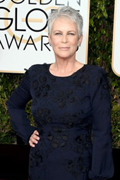 杰米&middot;李&middot;柯蒂斯亮相 蓝色长裙风采不减