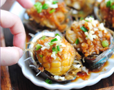 蒜蓉粉丝蒸鲍鱼