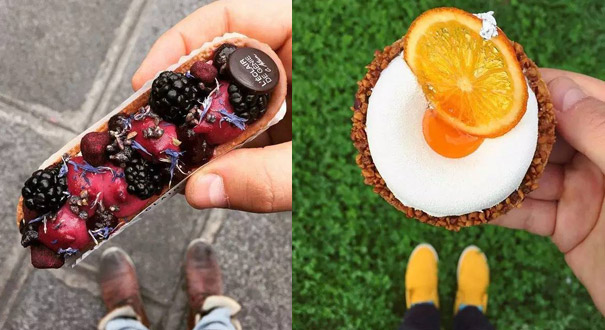 还是巴黎人会玩 法式甜点这么晒最有型