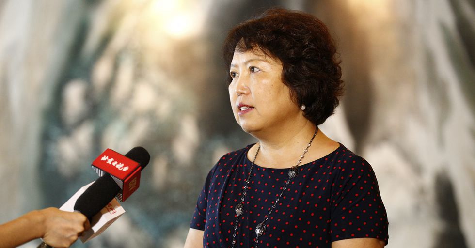 中国营养学会理事长杨月欣接受采访