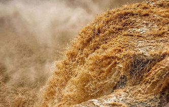 壺口瀑布景色壯美 氣勢磅薄