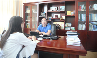 记者采访北京京鹏环宇畜牧科技股份有限公司