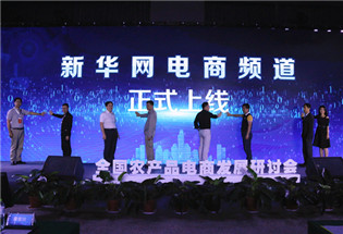 新华网电商频道上线仪式