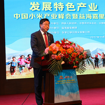 王树国：特色产业助推蔚县精准脱贫