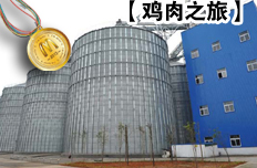 现代化的饲料厂料塔