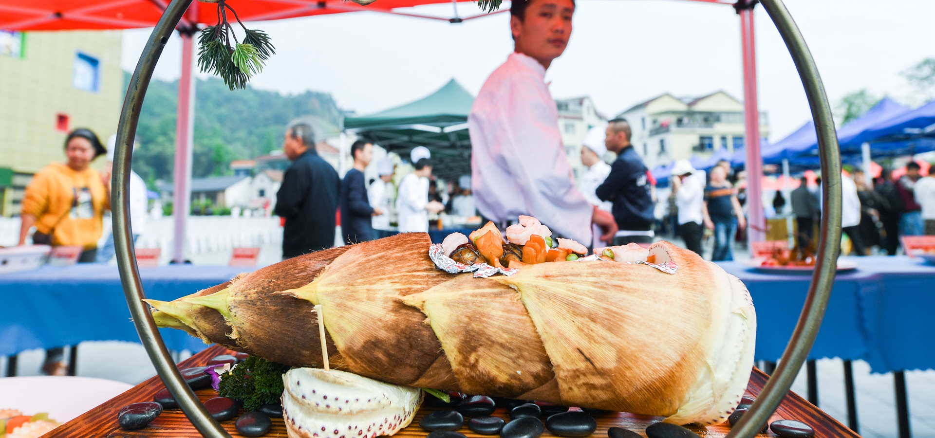 【高清圖集】“百筍宴”展示美麗竹鄉“竹文化”