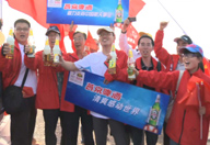 畅饮燕京鲜啤祝贺“神九”发射成功