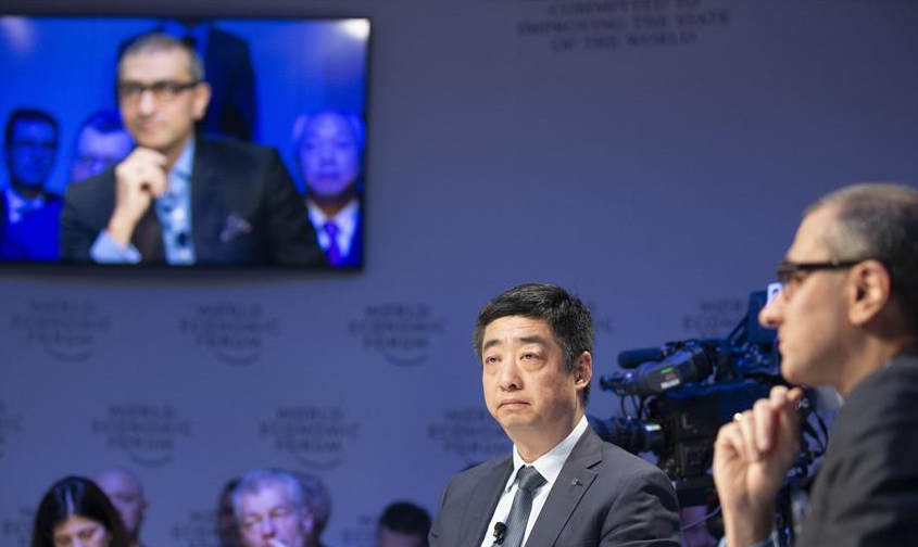 达沃斯世界经济论坛上的中国面孔