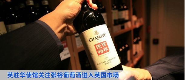 英驻华使馆关注张裕葡萄酒进入英国市场(图)