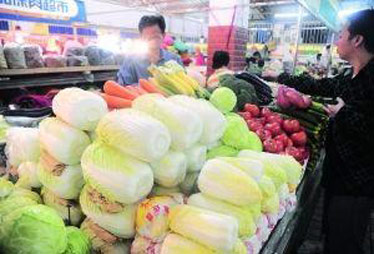 一斤大白菜广州要1.5元 北方菜价羡煞广州人