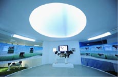 伊利科技展示区一角