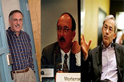 2010年諾貝爾經濟學獎獲得者：美國經濟學家彼得·戴蒙德、戴爾·莫特森，英裔、塞浦路斯籍經濟學家克裏斯托弗·皮薩裏德斯