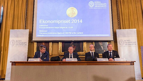 法國經濟學家獲得2014年諾貝爾經濟學獎