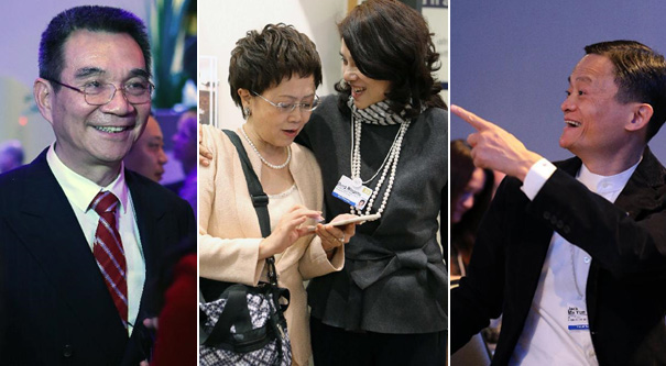 达沃斯论坛上的中国面孔