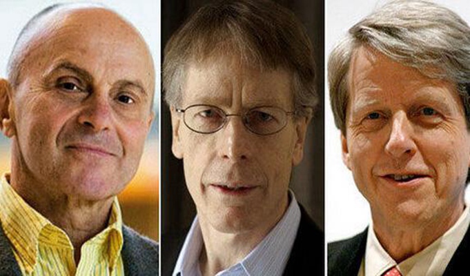 2013年度诺贝尔经济学奖获得者：尤金·法马、拉尔斯·皮特·汉森、罗伯特·J·席勒