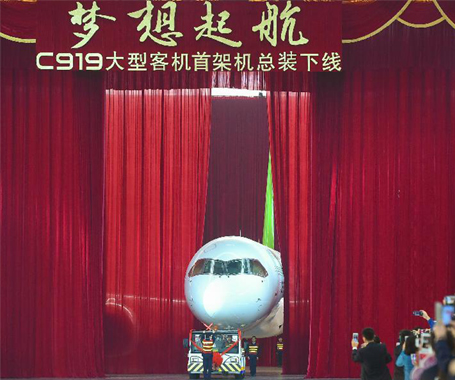 中国商飞成为空客和波音竞争者