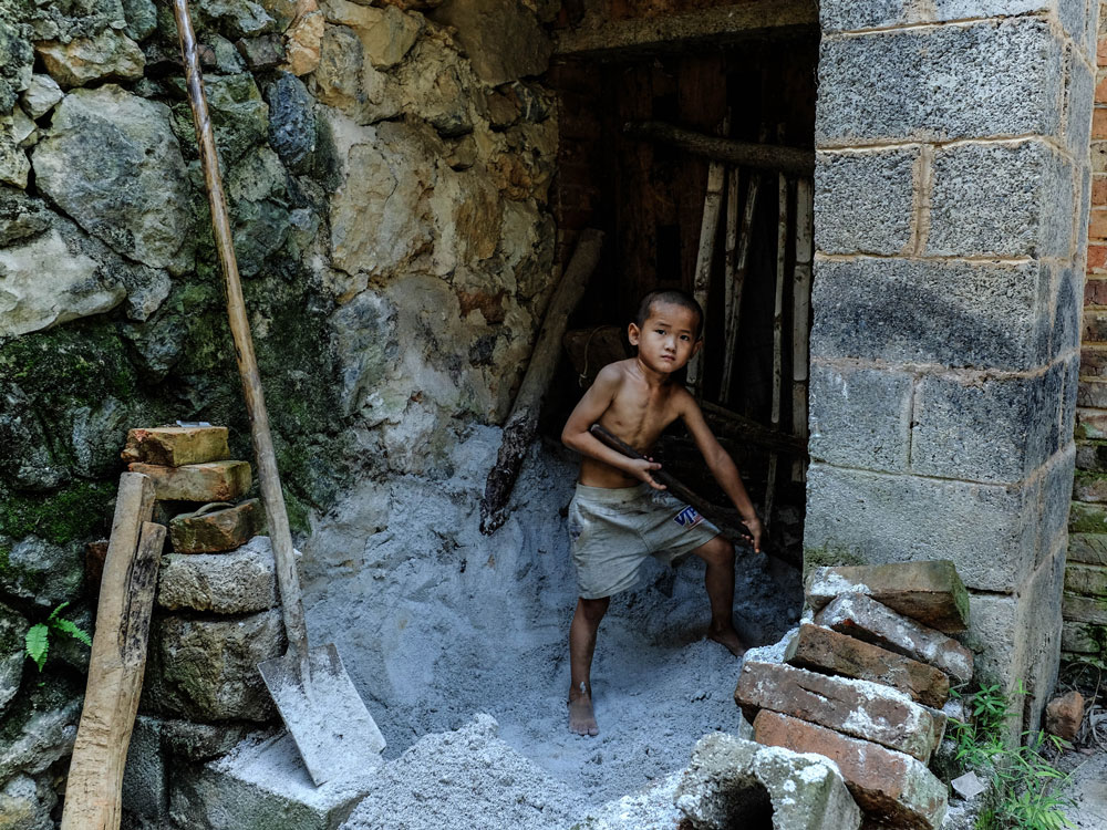 《立志》 郭李宏铎/摄