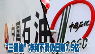 &ldquo;三桶油&rdquo;缴1720亿暴利税 净利下滑仍日赚7.5亿