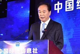 新华通讯社社长蔡名照致辞