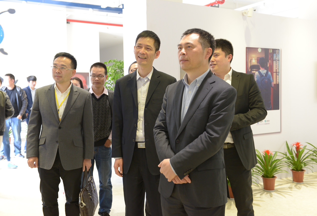 网商银行行长俞胜法在考察