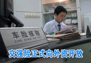 交强险正式向外资开放