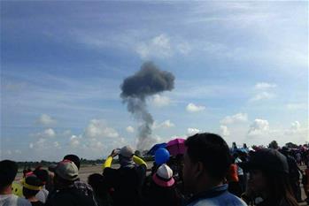 泰國空軍一戰機墜毀