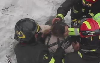 意大利雪崩受灾酒店发现10名幸存者