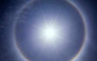 貴州多地現日暈景象 美圖刷爆朋友圈