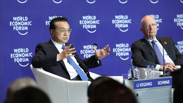 李克强同国际工商企业界代表举行对话会