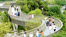 福州最美步道國慶假期迎客來