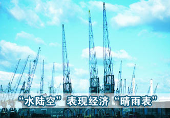 “水陆空”表现经济“晴雨表”