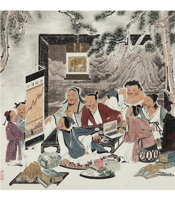 股金多少事 K线写意中