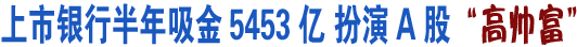 上市银行半年赚5455亿