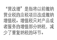 什么是“营改增”
