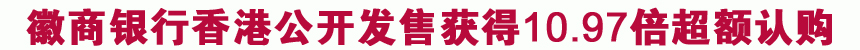 徽商银行正式发布港交所主板上市计划